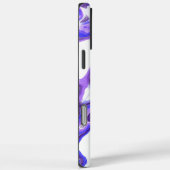 アメジストパープルバイオレットカラフル抽象芸術マーブルテ Case-Mate iPhoneケース (裏面 / 右)
