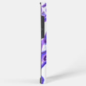アメジストパープルバイオレットカラフル抽象芸術マーブルテ SAMSUNG GALAXYケース (右側面)