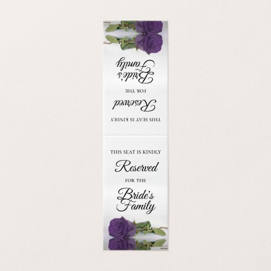 アメジストパープルバラ予約結婚済みの座席表 (外部フラット)