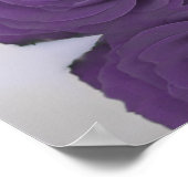 アメジストパープルバラ20テーブル座席表 ポスター (角)