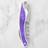 アメジストパープルベルベットドリーム*モノグラム* ソムリエナイフ (裏面)