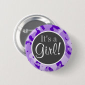 アメジストパープル迷彩柄;カモフラージュ 缶バッジ (正面&裏面)