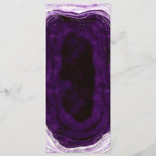 アメジストパープル&シルバーゲードアゲートマーブルディナー メニュー (裏面)