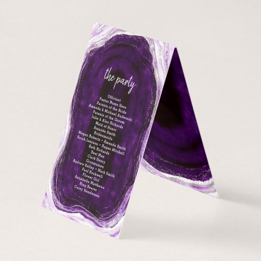 アメジストパープル&結婚シルバー式プログラム (裏面)