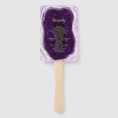 アメジストパープル&結婚シルバー式プログラム ハンドファン (裏面)