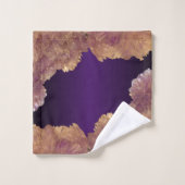 アメジストヒーリング結晶 バスタオルセット (ウォッシュタオル)