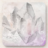 *~*アメジストフェイクチャクラ結晶エネルギー修復 コースター (正面)