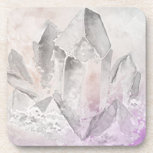 *~*アメジストフェイクチャクラ結晶エネルギー修復 コースター (正面)