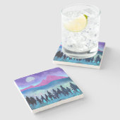 アメジストミストマウンテン ストーンコースター (横)