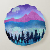 アメジストミストマウンテン ラウンドクッション (裏面)