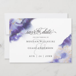 アメジストモダン水彩下出裸足Bride™