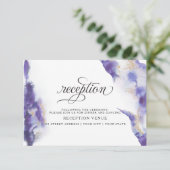 アメジストモダン水彩下出裸足Bride™ 招待状 (スタンド正面)