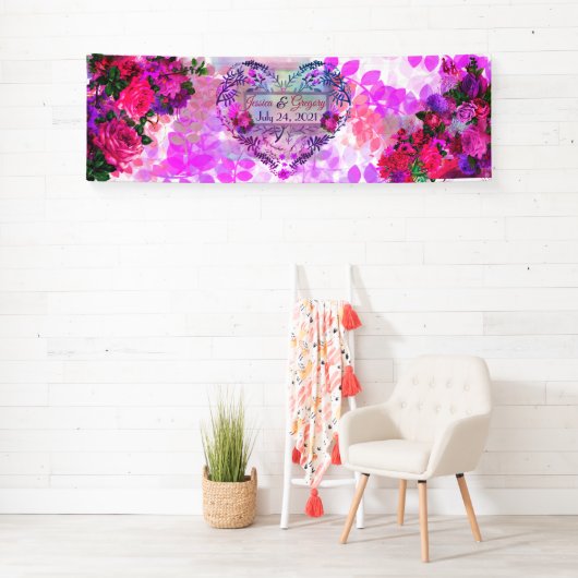 アメジストラズベリー結婚フローラ 横断幕 (インサイチュ)