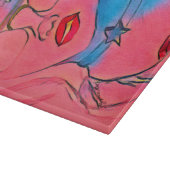 アメジストヴィーブスエディション1ガラスアート カッティングボード (角)