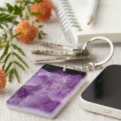 アメジスト原石 キーホルダー (正面右)
