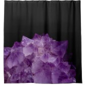 アメジスト原石 シャワーカーテン (正面)