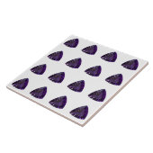 アメジスト原石、2月の誕生石、紫 タイル (側面)