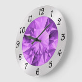 アメジスト大時計 ラージ壁時計 (傾斜)