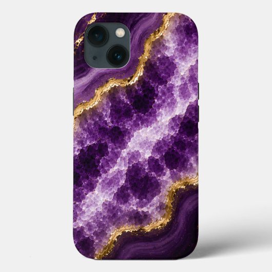 アメジスト大理石ジオード Case-Mate iPhoneケース (裏面)