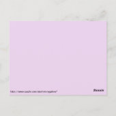 アメジスト宝石バイオレット結晶石 ポストカード (裏面)