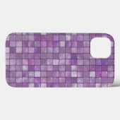 アメジスト幾何学装飾タイル模様 Case-Mate iPhoneケース (裏面 (横))
