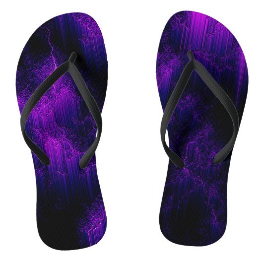 アメジスト抽象芸術 ビーチサンダル (ソール)