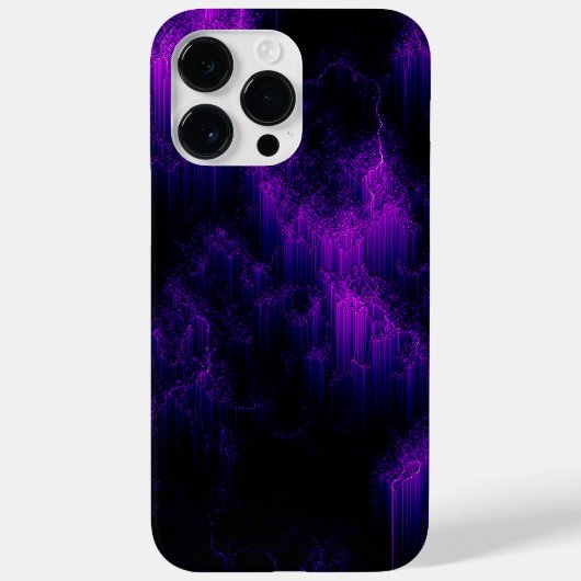 アメジスト抽象芸術 Case-Mate iPhoneケース (裏面)