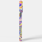 アメジスト数々の色アメーバ模様 Case-Mate iPhoneケース (裏面 / 右)