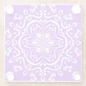 アメジスト曼荼羅 ガラスコースター (裏面)