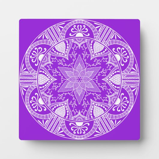 アメジスト曼荼羅 フォトプラーク (正面)