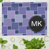 アメジスト正方形 キッチンタオル (折り畳み)