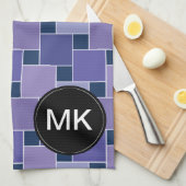 アメジスト正方形 キッチンタオル (四つ折り)