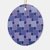 アメジスト正方形 セラミックオーナメント (左)