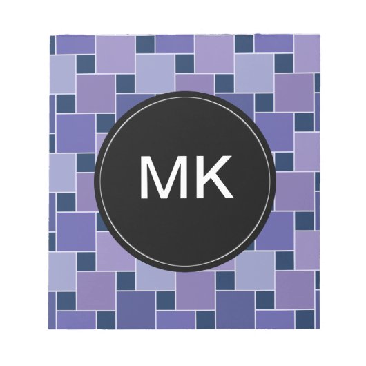 アメジスト正方形 ノートパッド (正面)