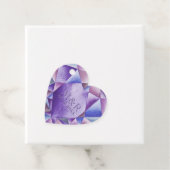 アメジスト水彩ハート33結婚周年記念 フェイバータグ (インサイチュ)