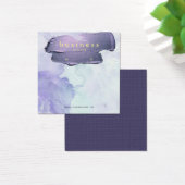 アメジスト水彩及び金ゴールドイヤリング表示 (デスク)