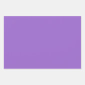 アメジスト無地の（色） ラッピングペーパーシート (正面)