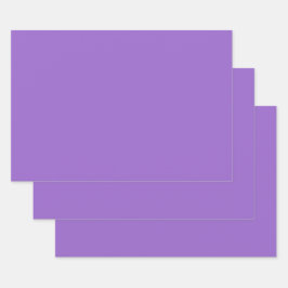 アメジスト無地の（色） ラッピングペーパーシート