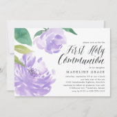 アメジスト牡丹 | ファースト・ホーリー・コミューン招待状 招待状 (正面)