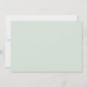 アメジスト牡丹 |ベビーシャワー招待状 招待状 (裏面)