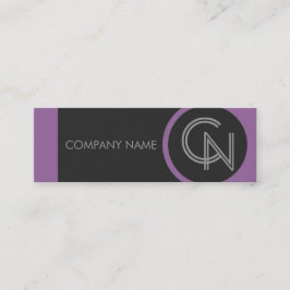 アメジスト紫はっきりした スキニー名刺