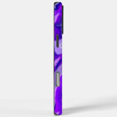 アメジスト紫バイオレットカラフル抽象芸術大理石 Case-Mate iPhoneケース (裏面 / 右)