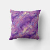 アメジスト紫色の結晶ゲルテクスチャ クッション (裏面)