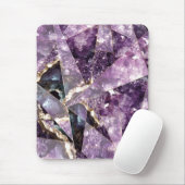 アメジスト結モダン晶エレガント マウスパッド (マウス)