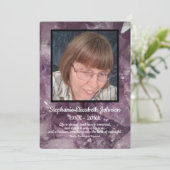 アメジスト結晶の写真と引用文 プログラム (スタンド正面)