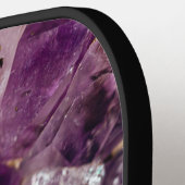 アメジスト結晶クレンジングエネルギー ピックルボールラケット (左詳細)