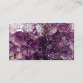 アメジスト結晶クレンジングエネルギー 名刺 (正面)