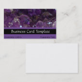 アメジスト結晶治癒結晶 名刺 (正面/裏面)