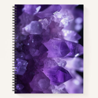 アメジスト結晶 ノートブック