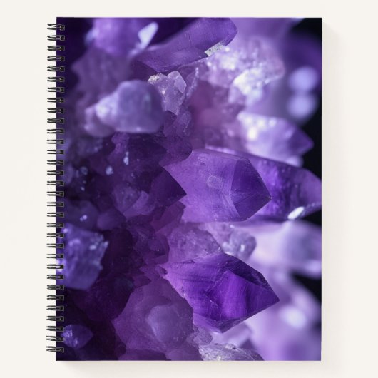 アメジスト結晶 ノートブック (正面)